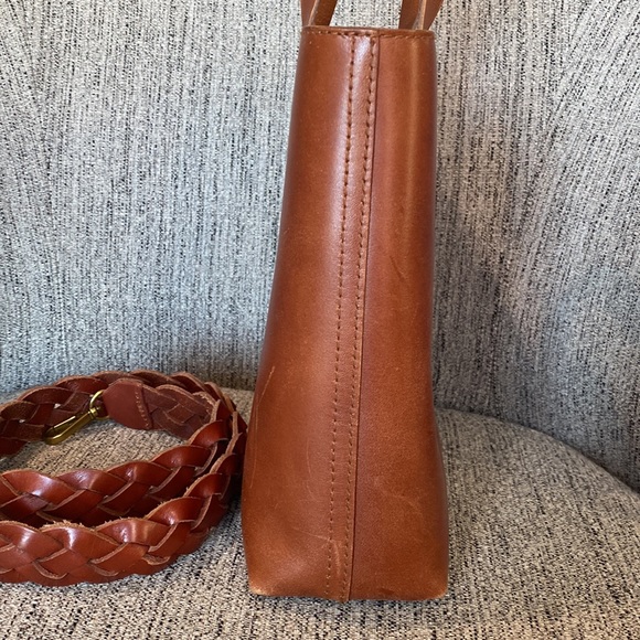 Madewell zip-top transport tote AND braided leather strap! - Picture 7 of 16
